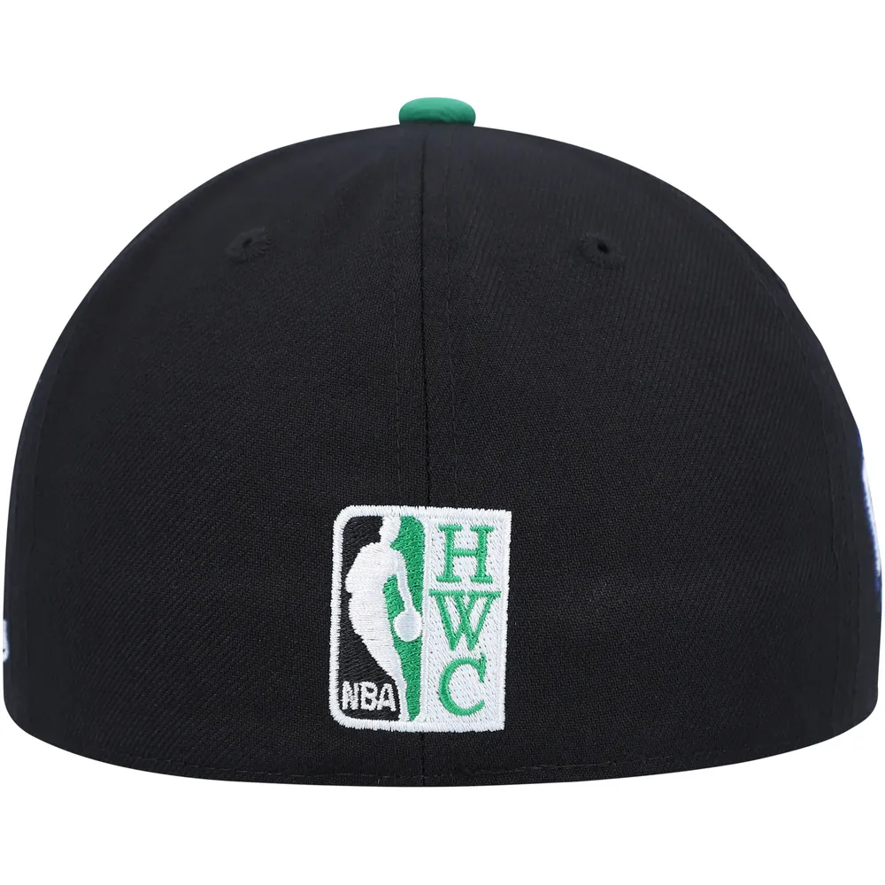 Mitchell & Ness Black And Kelly Green Boston Celtics Hardwood