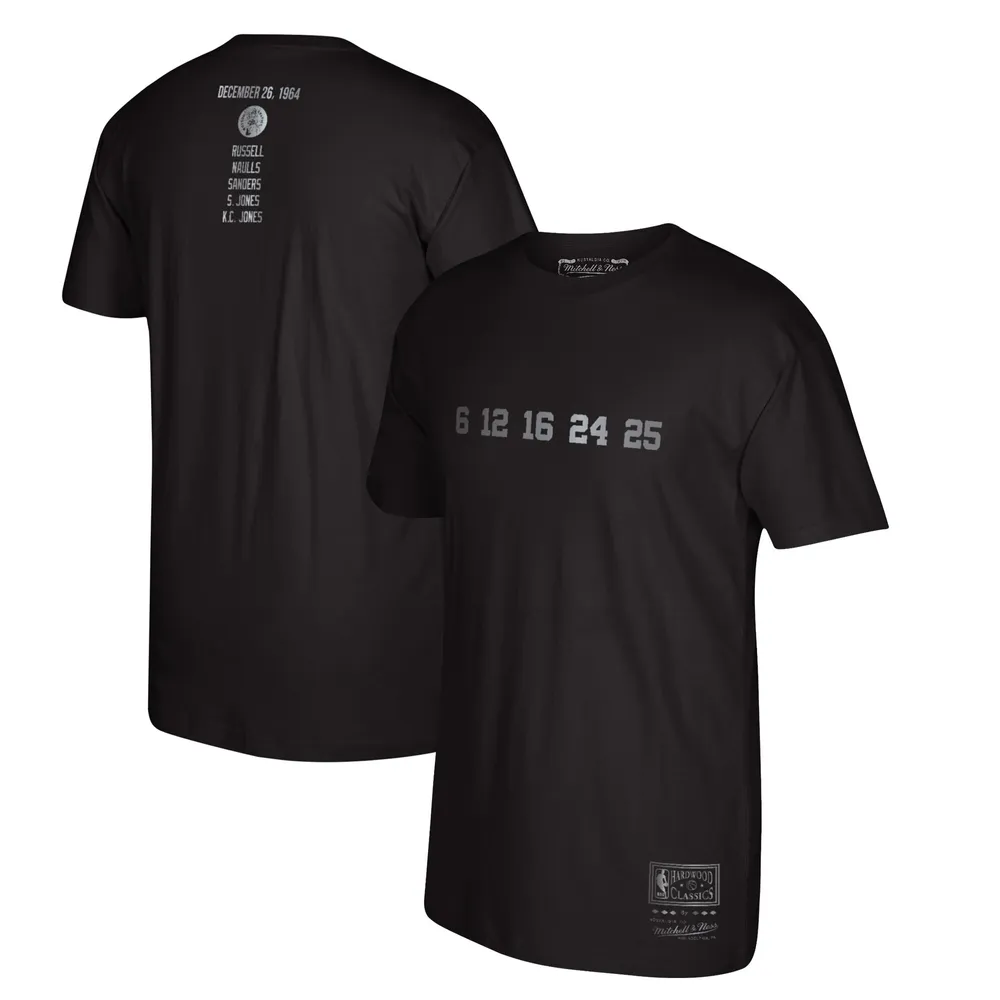 Men's Mitchell & Ness Houston Rockets NBA Cream T-Shirt