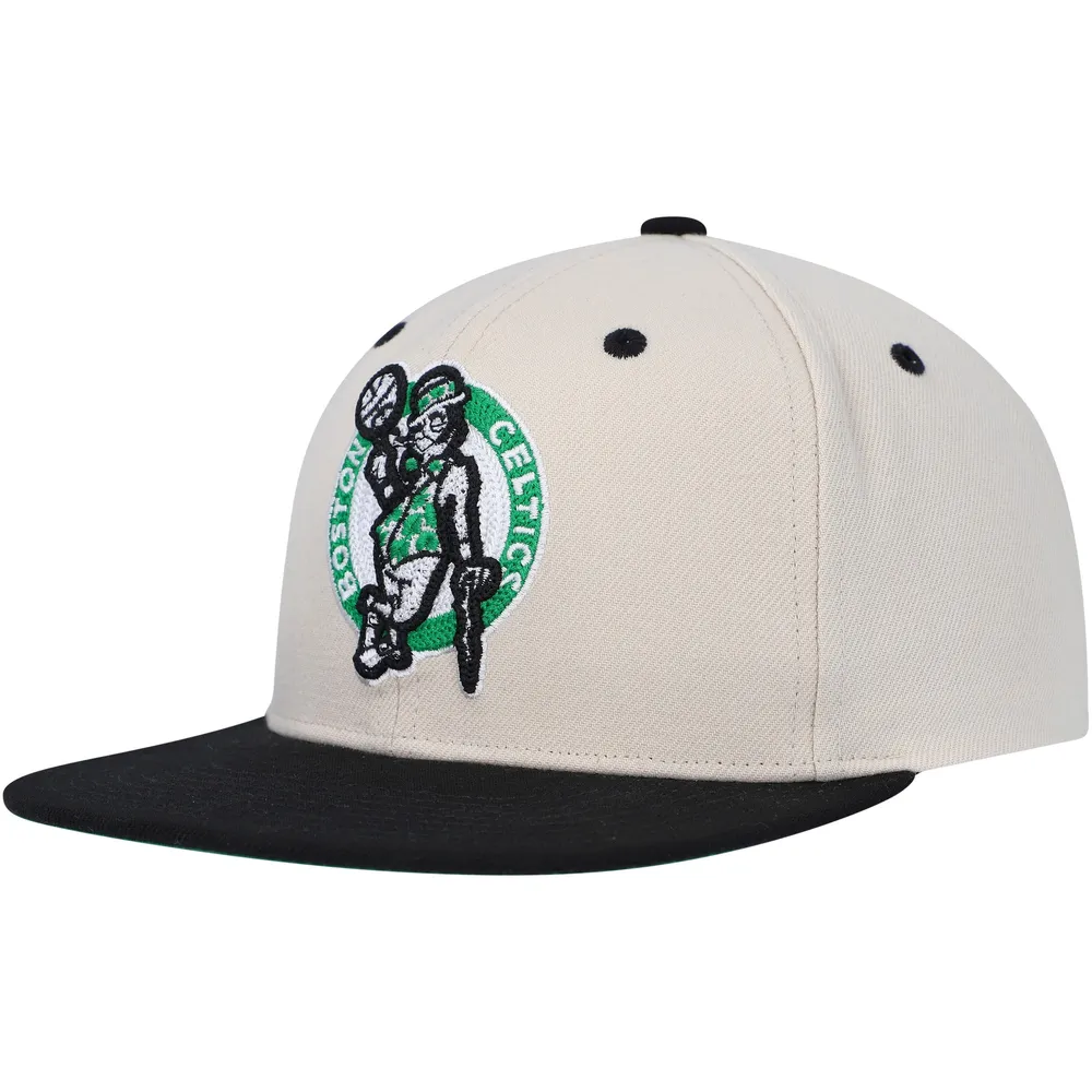 Shop Mitchell & Ness Boston Celtics Three Collection Snapback Hat