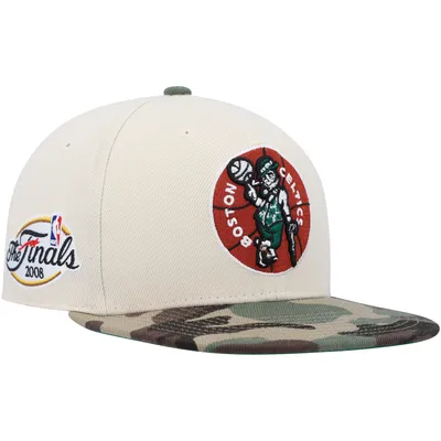 Men's Mitchell & Ness Cream Boston Celtics Hardwood Classics 1996