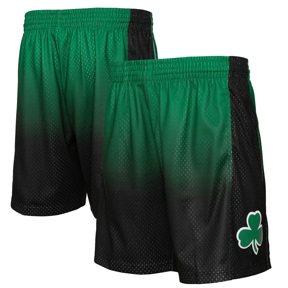 Mitchell & Ness Kelly Green/Black Boston Celtics - 1985/86 Hardwood Classics Fadeaway Swingman Short