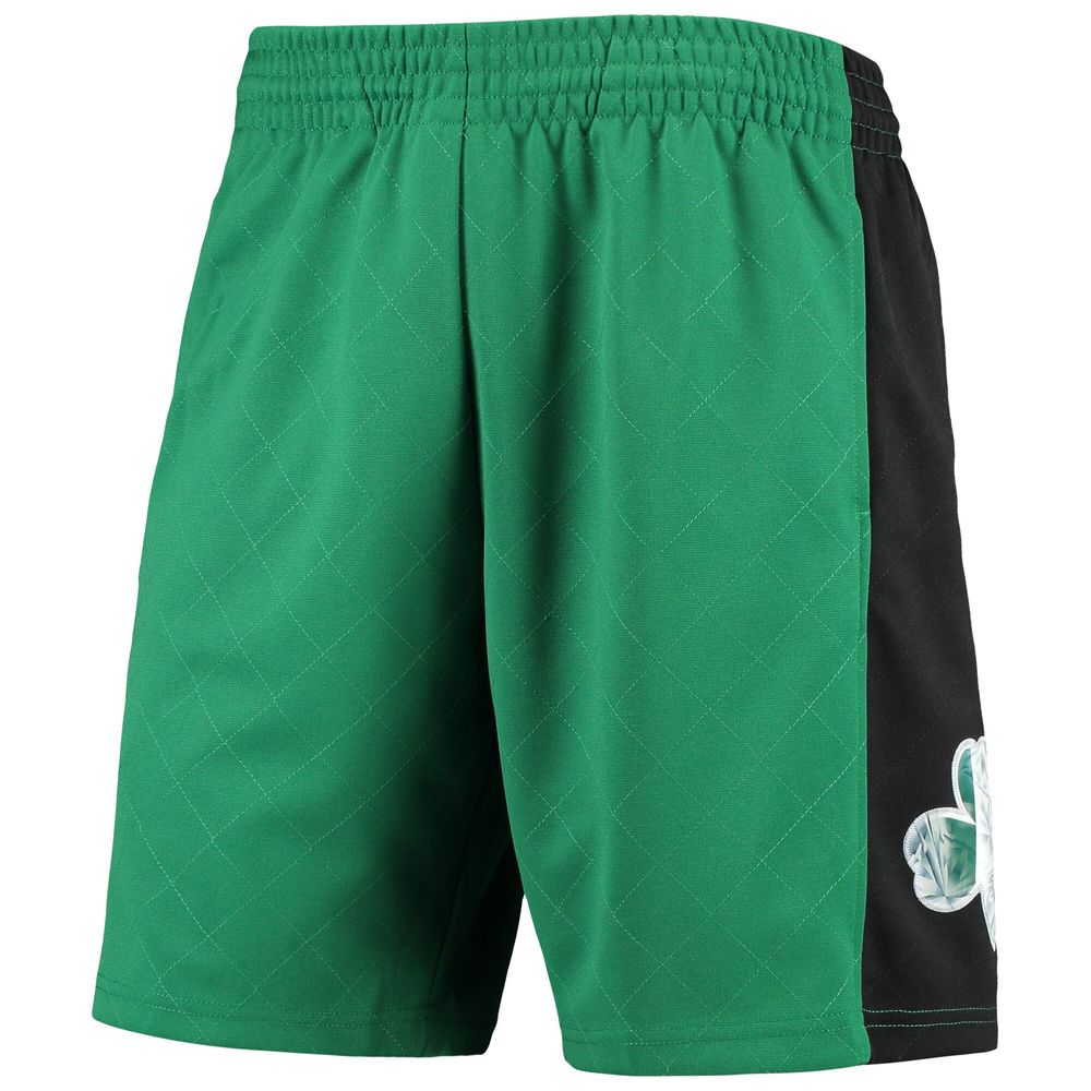 Men's Mitchell & Ness Kelly Green Boston Celtics 2007 Hardwood Classics 75th Anniversary Swingman Shorts