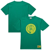 T-shirt Mitchell & Ness Kelly Green Boston Celtics Hardwood Classics Neon Nights Premium pour homme