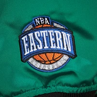 Veste en satin léger à boutons-pression Mitchell & Ness Kelly Green Boston Celtics Hardwood Classics Team OG 3.0 pour homme