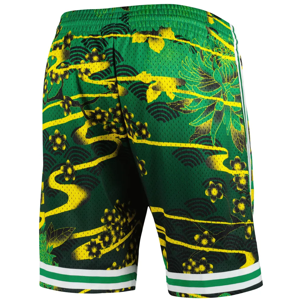 Mitchell & Ness Kelly Green Boston Celtics Short Swingman du Nouvel An lunaire pour homme