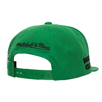 Casquette snapback Starlight verte Kelly de Mitchell & Ness pour homme des Boston Celtics