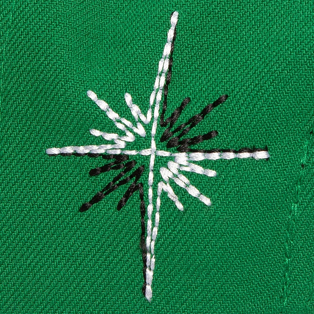 Casquette snapback Starlight verte Kelly de Mitchell & Ness pour homme des Boston Celtics