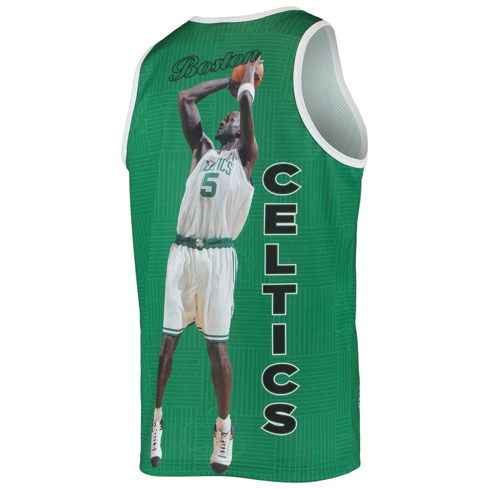 Men's Mitchell & Ness Kevin Garnett Kelly Green Boston Celtics Hardwood Classics Player Tank Top