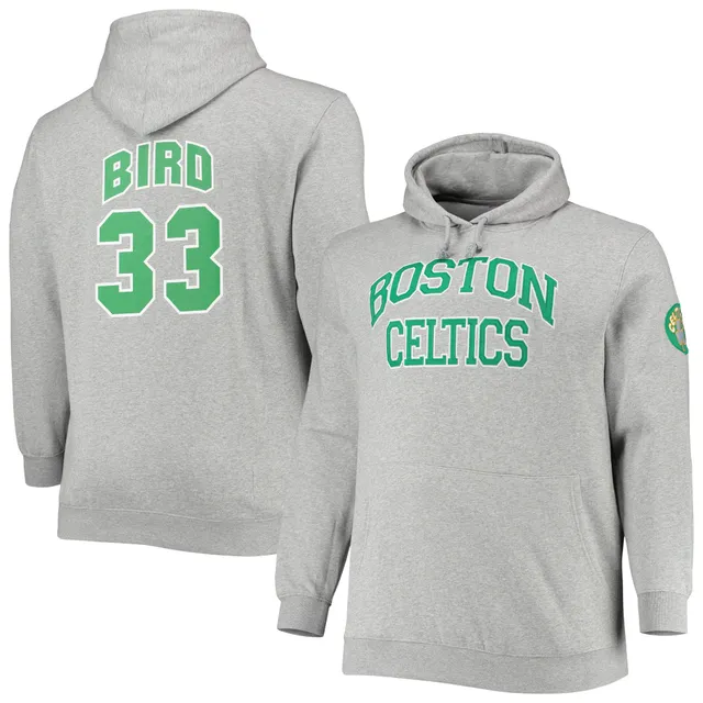 Lids Larry Bird Boston Celtics Mitchell & Ness Hardwood Classics 1985-86  Split Swingman Jersey - Black/Kelly Green