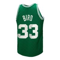 Mitchell & Ness 75th Anniversary Gold Swingman Larry Bird Boston Celtics 1985-86 Jersey