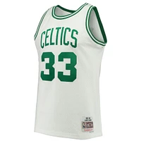 Men's Mitchell & Ness Larry Bird White Boston Celtics Hardwood Classics 1985/86 Swingman Jersey