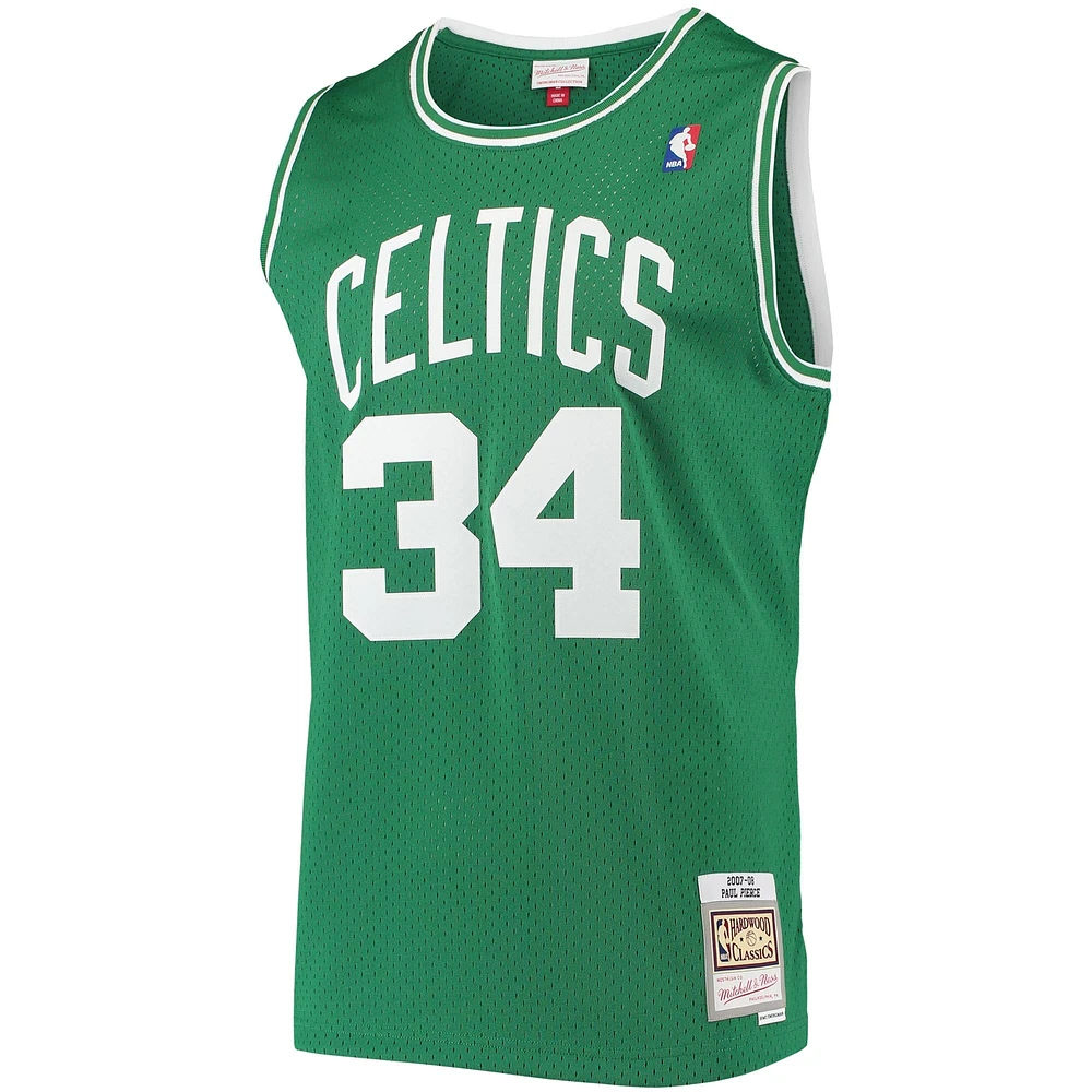 Men's Mitchell & Ness Paul Pierce Kelly Green Boston Celtics Hardwood Classics Swingman Jersey