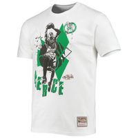 Men's Mitchell & Ness Paul Pierce White Boston Celtics Suite Sensations Player T-Shirt