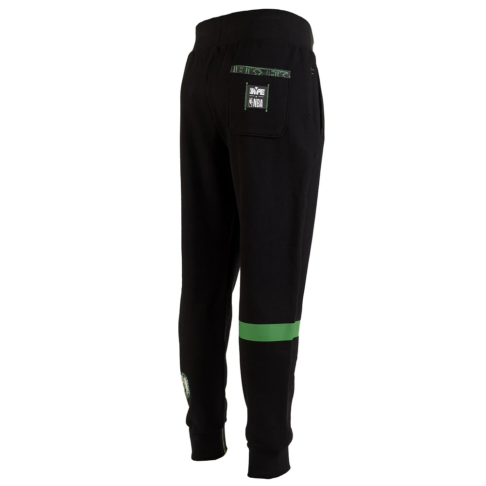 Pantalon de jogging NBA x Two Hype pour homme, collection Culture & Hoops, Boston Celtics, noir, qualité supérieure