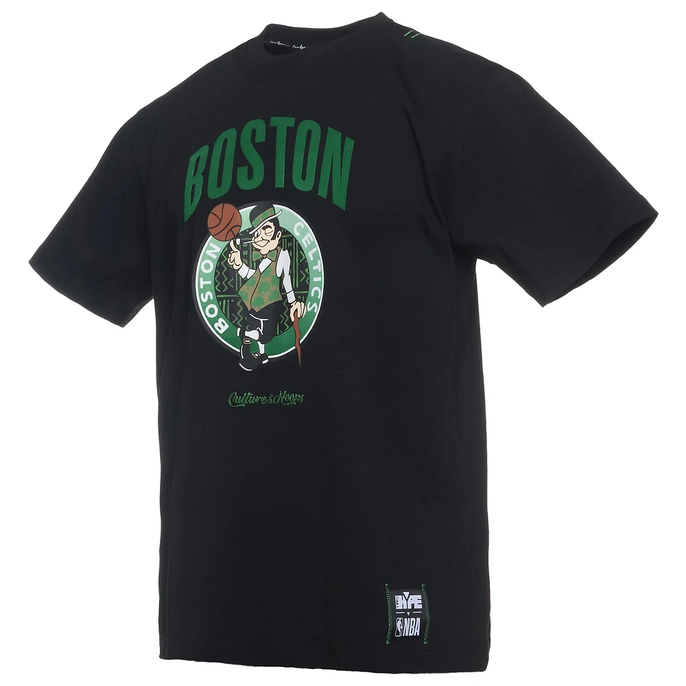 Men's NBA x Two Hype  Black Boston Celtics Culture & Hoops Collection Premium T-Shirt