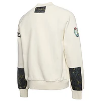Men's NBA x Two Hype  Cream Boston Celtics Culture & Hoops Collection Premium Pullover Sweatshirt