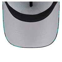 Casquette ajustable Boston Celtics Tip Off A-Frame Trucker 9FORTY noire/verte Kelly de New Era pour homme