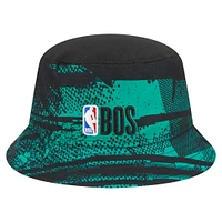 Men's New Era  Black/Kelly Green Boston Celtics Tip-Off Bucket Hat