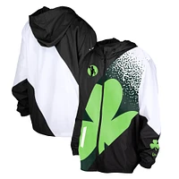 Men's New Era  Black Boston Celtics 2024/25 City Edition Full-Zip Windbreaker Jacket