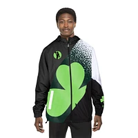 Men's New Era  Black Boston Celtics 2024/25 City Edition Full-Zip Windbreaker Jacket