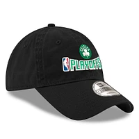 Casquette ajustable 9TWENTY Boston Celtics 2025 NBA Playoffs New Era pour homme noire
