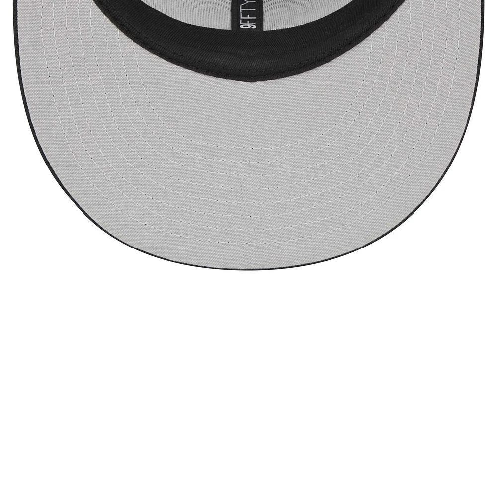 Men's New Era Black Boston Celtics 9FIFTY Snapback Trucker Hat