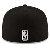 Men's New Era Black Boston Celtics & White Logo 59FIFTY Fitted Hat