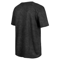 T-shirt surdimensionné noir délavé aux enzymes New Era pour hommes des Boston Celtics