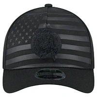 Men's New Era  Black Boston Celtics Game Day Flag A-Frame 9FORTY Adjustable Hat