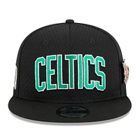 Casquette Snapback 9FIFTY Post-Up Pin Mesh Boston Celtics New Era noire pour homme