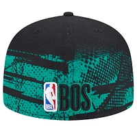 Men's New Era Black Boston Celtics Tip-Off 59FIFTY Fitted Hat