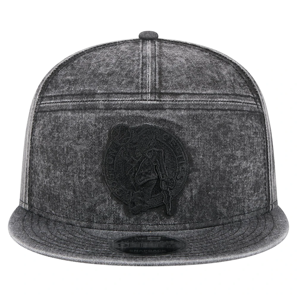 Casquette snapback délavée à sept panneaux Boston Celtics 9FIFTY de New Era pour homme
