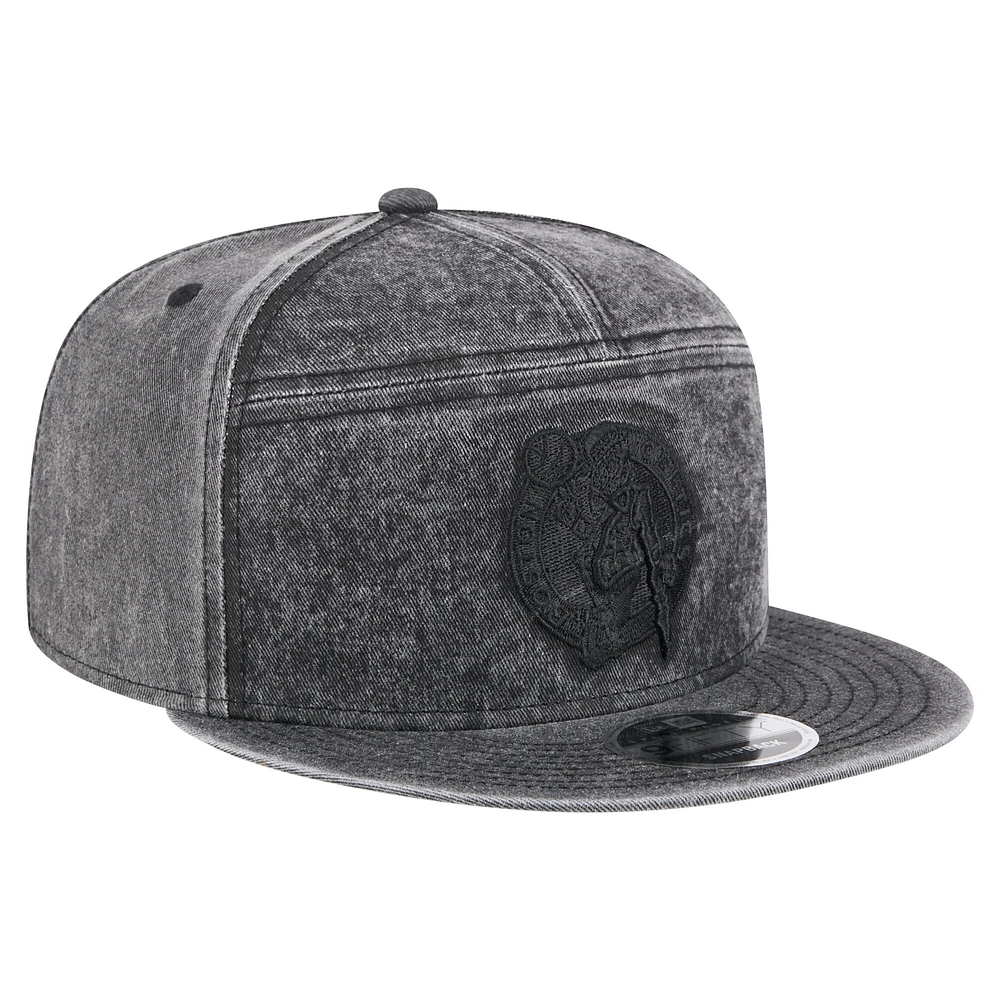 Casquette snapback délavée à sept panneaux Boston Celtics 9FIFTY de New Era pour homme