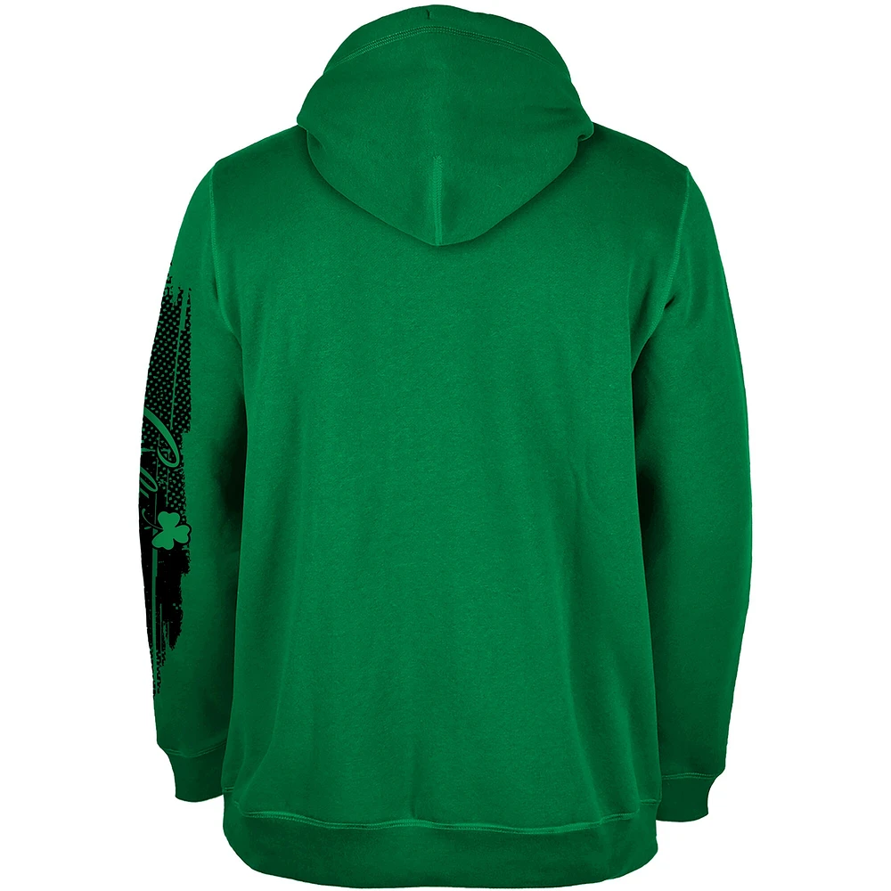 Sweat à capuche noir de la collection Tip-Off des Boston Celtics New Era pour homme