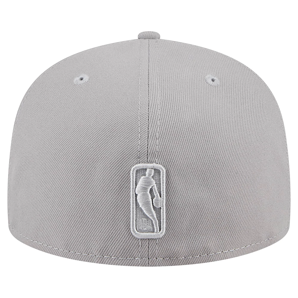 Men's New Era Gray Boston Celtics Color Pack 59FIFTY Fitted Hat