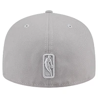 Men's New Era Gray Boston Celtics Color Pack 59FIFTY Fitted Hat