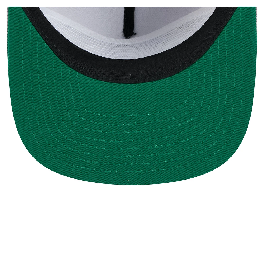 Men's New Era Gray Boston Celtics Throwback Property Of Golfer Snapback Hat