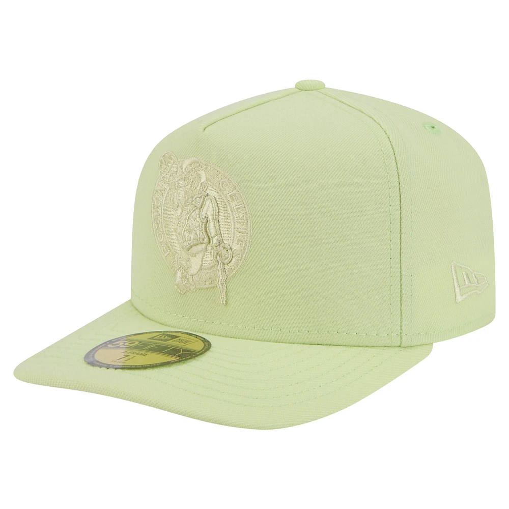 Casquette ajustée Boston Celtics Colorpack A-Frame 59FIFTY pour homme de New Era, verte