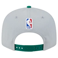 Casquette Snapback 9FIFTY Boston Celtics Tip-Off Kelly vert/gris New Era pour hommes