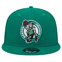 Casquette snapback 9FIFTY Boston Celtics en maille verte Kelly New Era pour homme