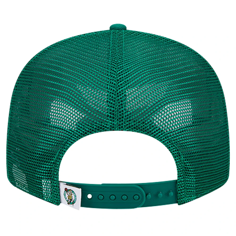 Casquette snapback 9FIFTY Boston Celtics en maille verte Kelly New Era pour homme