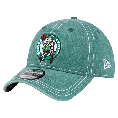 Casquette ajustable teintée pigmentée 9TWENTY de Boston Celtics de New Era pour homme, vert Kelly