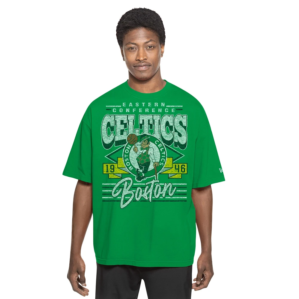 Men's New Era Kelly Green Boston Celtics Sport Classics T-Shirt