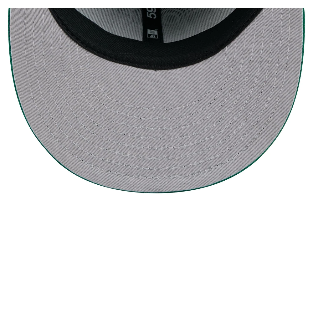 Men's New Era Kelly Green Boston Celtics State Stitch 59FIFTY Fitted Hat
