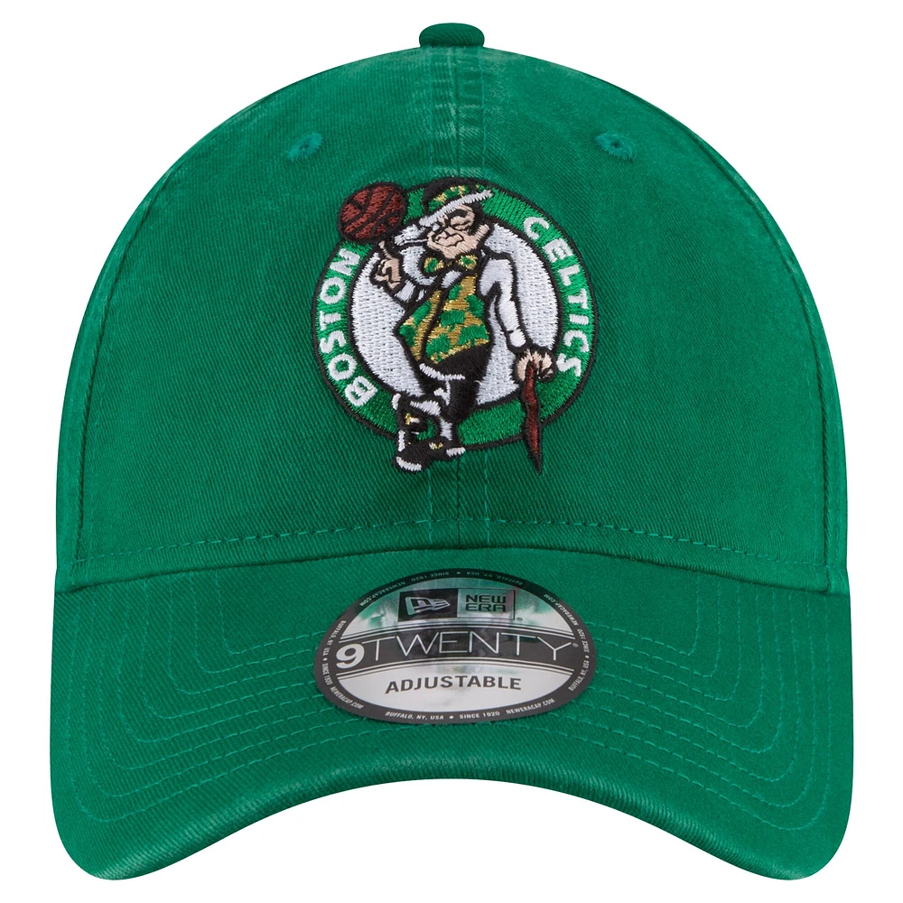 Casquette réglable New Era Kelly Green Boston Celtics Team 2.0 9TWENTY pour hommes