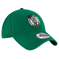 Casquette réglable New Era Kelly Green Boston Celtics Team 2.0 9TWENTY pour hommes