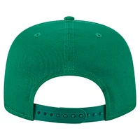 Men's New Era Kelly Green Boston Celtics Team Text Golfer Snapback Hat