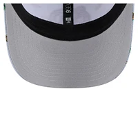 Men's New Era Light Blue/Gray Boston Celtics Adventure Aloha Pattern 9SEVENTY Stretch-Snap Hat