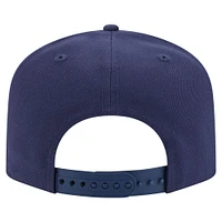Men's New Era  Navy Boston Celtics Colorpack A-Frame Pinch Front 9FIFTY Snapback Hat