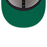 Casquette Snapback 9FIFTY Boston Celtics Throwback Gradient Tech Font New Era pour hommes, blanc/vert Kelly